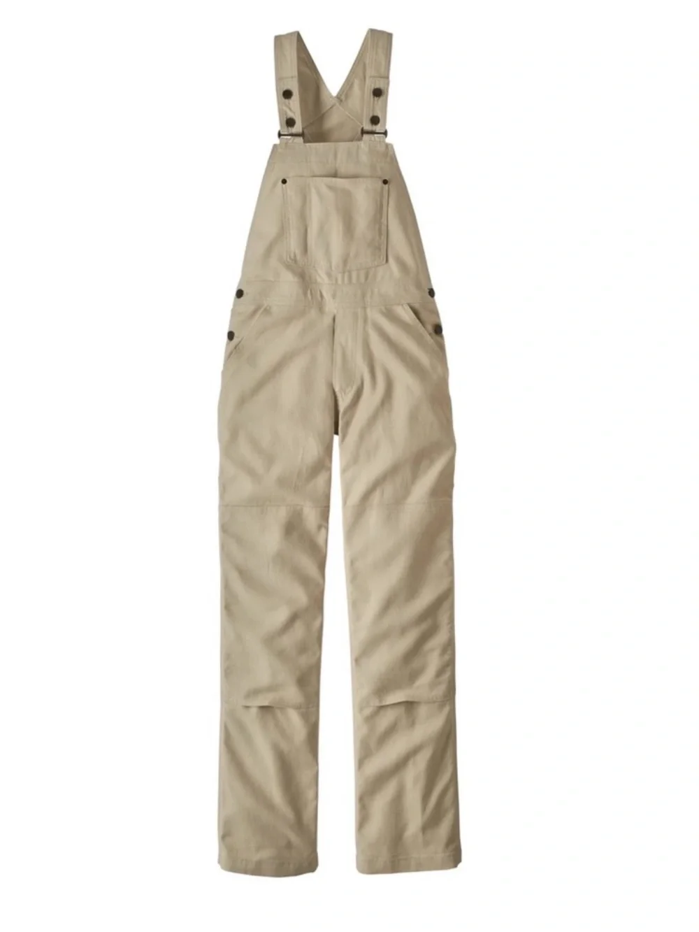 PATAGONIA All Seasons Khaki Hemp Straight Leg Overalls || XL - Picture 1 of 12